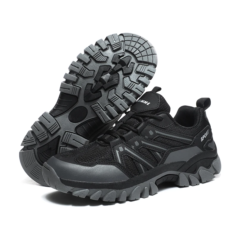 

Дышащая походная обувь унисекс, мужская и женская спортивная обувь для прогулок, треккинговые кроссовки, уличные кроссовки для альпинизма, черные