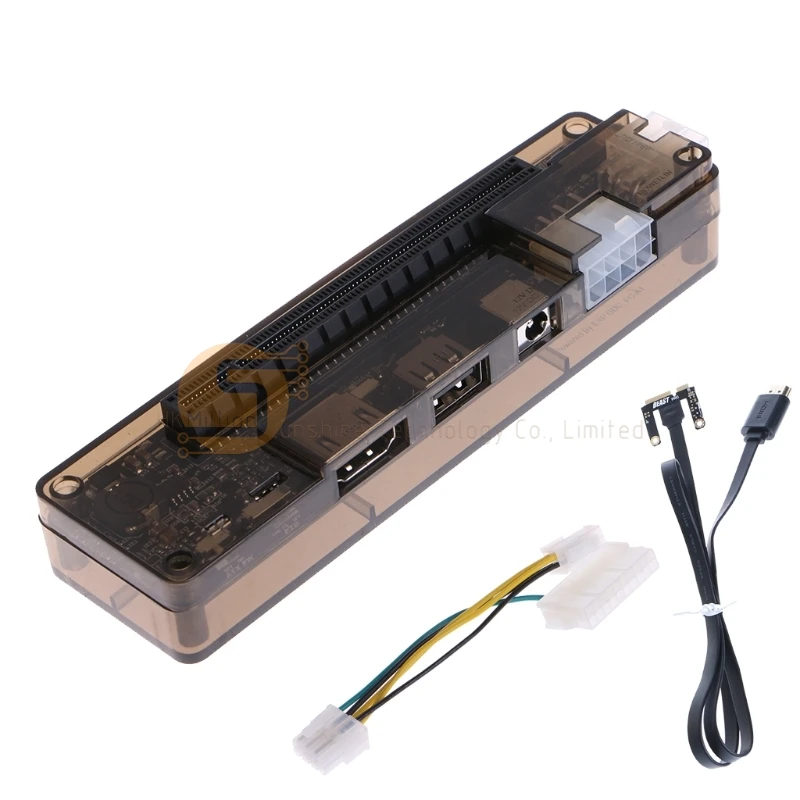 Adattatore eGPU per laptop - Dock grafico esterno EXP GDC PCIe, Mini PCI-E/M.2 NVMe a GPU desktop, Plug & Play