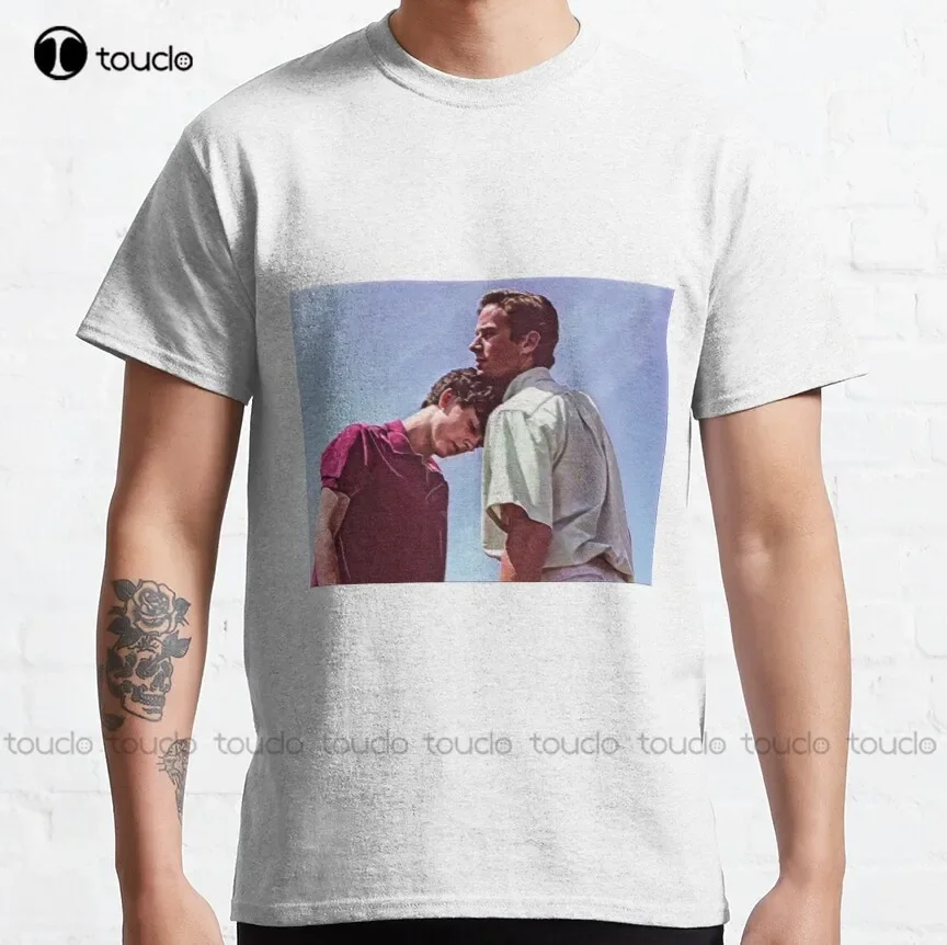 

Классическая футболка Elio And Oliver Armie Hammer Timothee Chalamet, женские рубашки, хлопковые уличные простые винтажные повседневные футболки, футболки