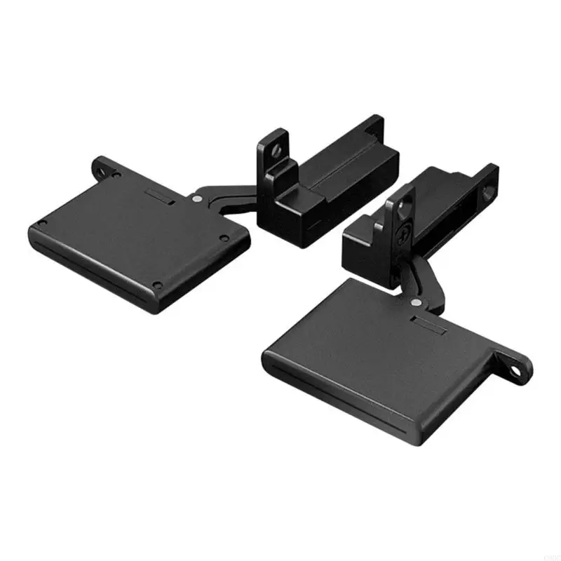 

2Pcs Hydraulic Damping Buffering Hinge Aluminum Frame Glass Door Hinge Cabinet Door Buffer Door Hinge Easy to Install