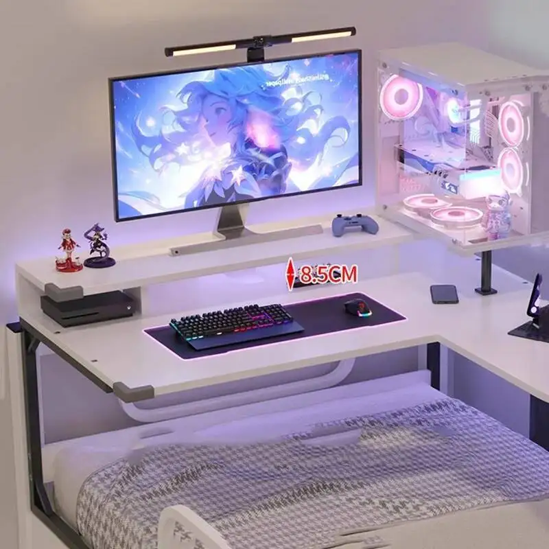 

Bedroom Gaming Computer Desks Study Standing Shelves Table Office Accessories Children Mesas De Computador Library Furniture