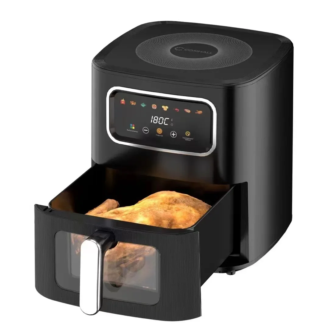 10L Multi functional Home Smart Air Fryer with Large Capacity Touch Screen Non stick Inner Perspective Without Oil Oven