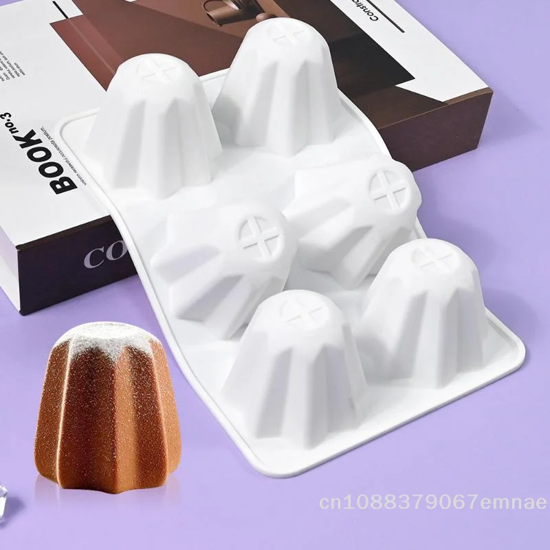 [ZYAS]【xxx】Molde de silicona Pandoro de 8 cavidades para pasteles, molde octogonal antiadherente para hornear pan, queso, chocolate, utensilios de cocina