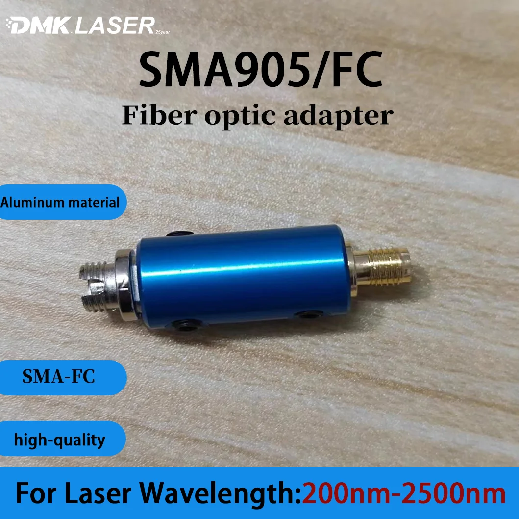 SMA905 Fiber Optic Adapter FC Flange Converter Interface Base SMA FC Jumper Cable Connector Laser Pump Source Coupler CPS Raycus