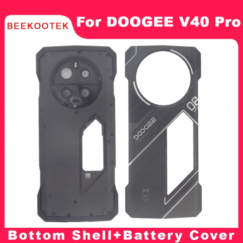 New Original DOOGEE V40 Pro Battery Cover Back Case Bottom Shell Decorative Parts Accessories For DOOGEE V40 Pro Smart Phone