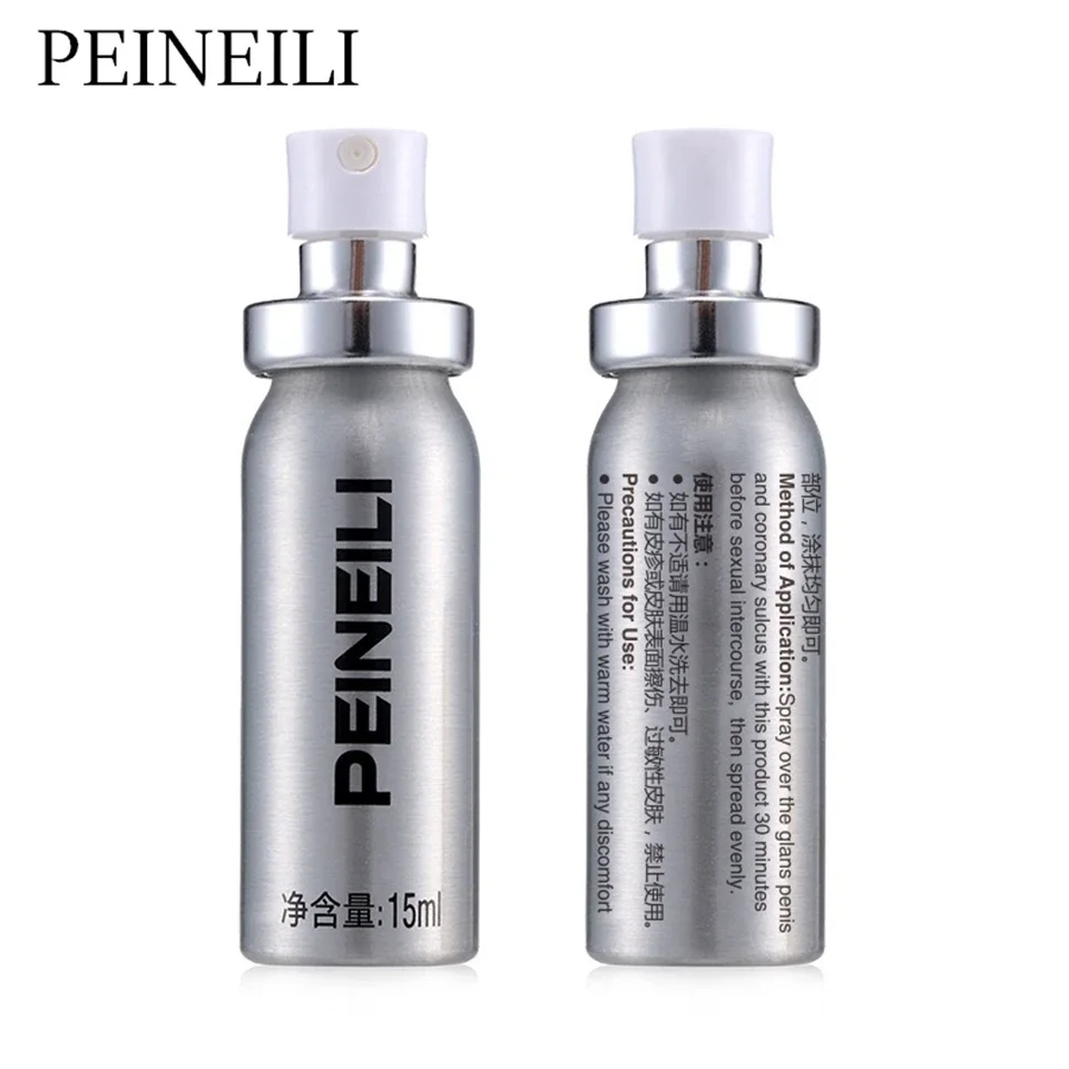 Peineili Sex Delay Spray for Men Male External Use Anti Premature Ejaculation Prolong 60 Minutes Penis Enlargment Cream Hot Sale