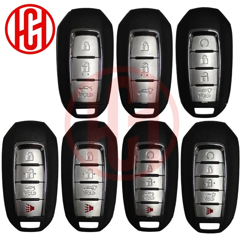 Car Remote Control Key Shell Case For Infiniti QX50 QX60 Q70L Q60 Q70 Remote Car Key Shell Case 3/4/5 Buttons