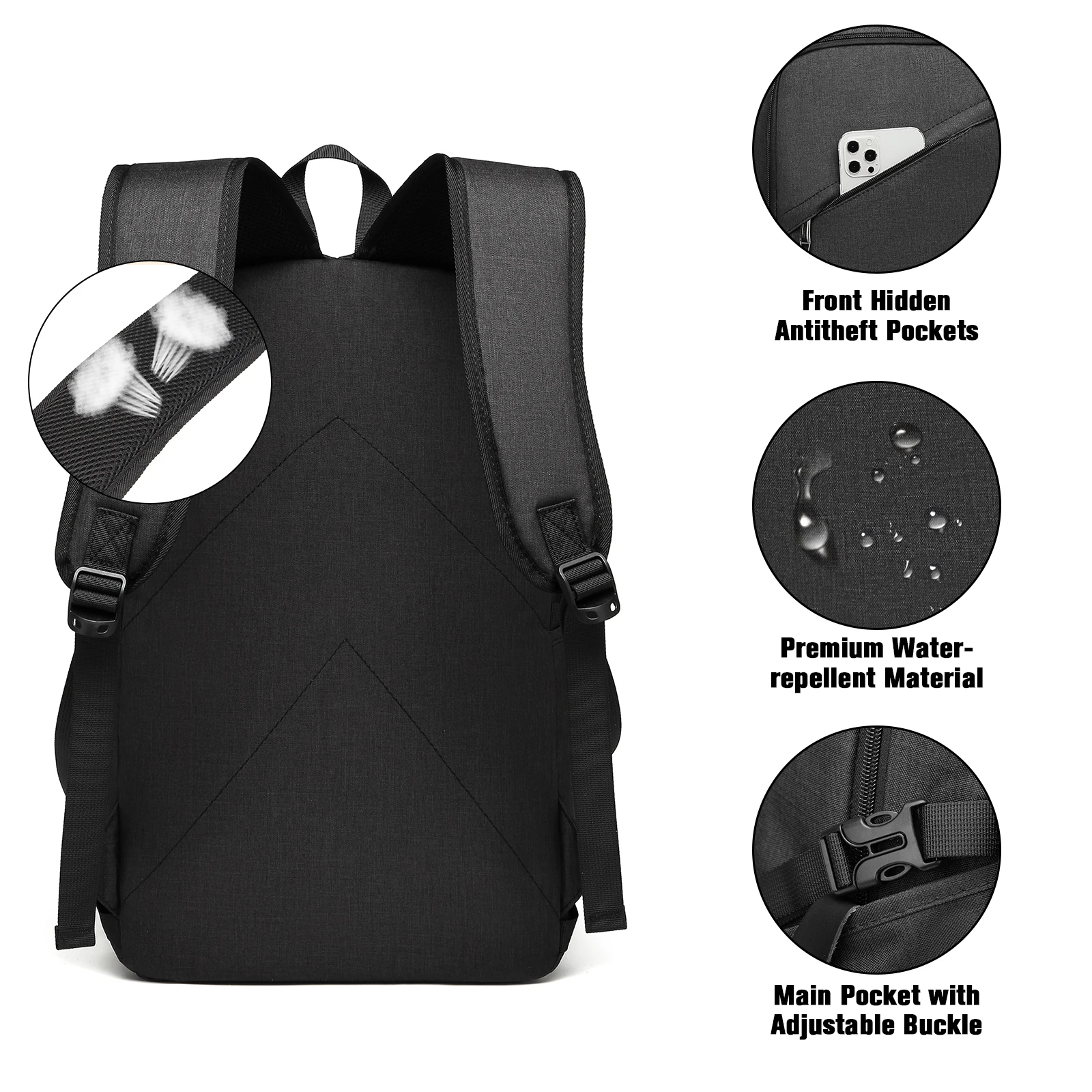 حقيبة ظهر لابتوب كونو مضادة للسرقة للسفر والأعمال التجارية وتصميم أمان للكمبيوتر المحمول حتى الآن