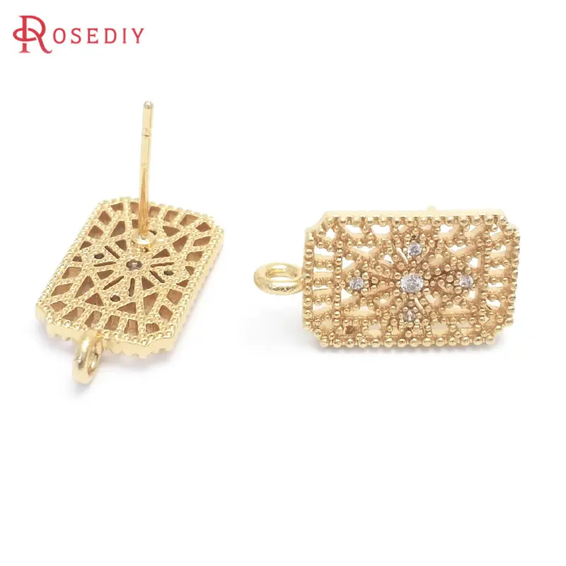 6PCS 18K Gold Color… - image