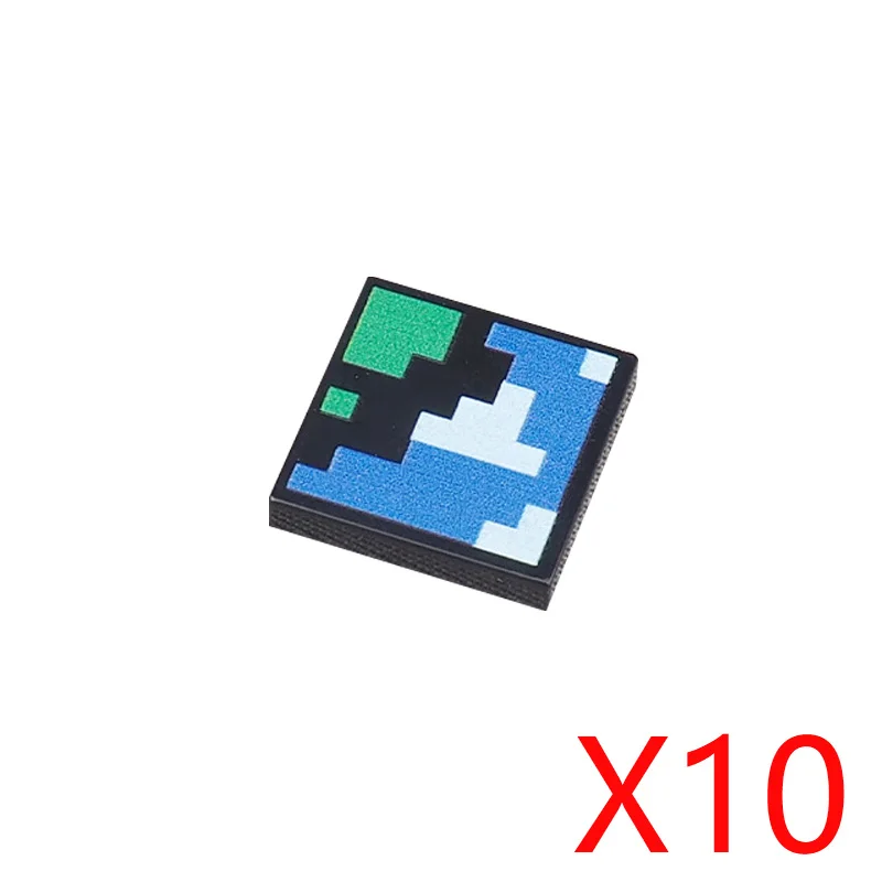Szene Modell Druck Zubehör Bausteine Dashboard Bildschirm tastatur Maus Control Tasten Mini Kompatibel Ziegel Spielzeug N08