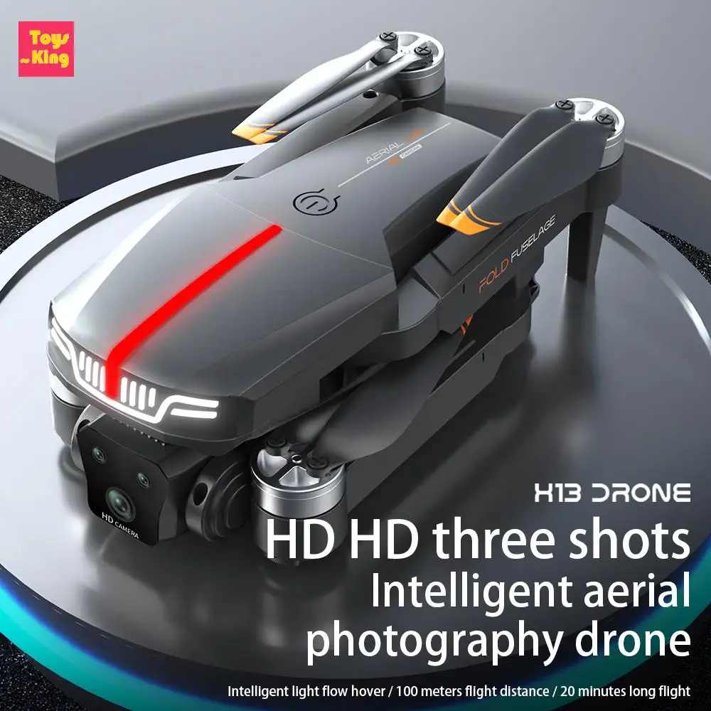 

H13 RC Drone 4K HD Wide Angle Camera Optical Flow Unmanned Aerial High-definition Photography Obstacle Avoidance Quadcopter Toys