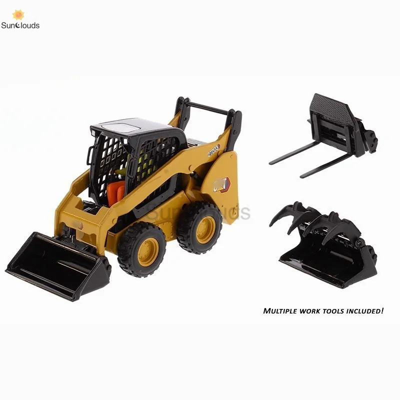 

For CATERPILLAR Model Skid Loader Forklift CAT 272D3 DM 85678 Alloy 1:32 Scale Die Cast Model Toy Car & Collection Gift & Displa