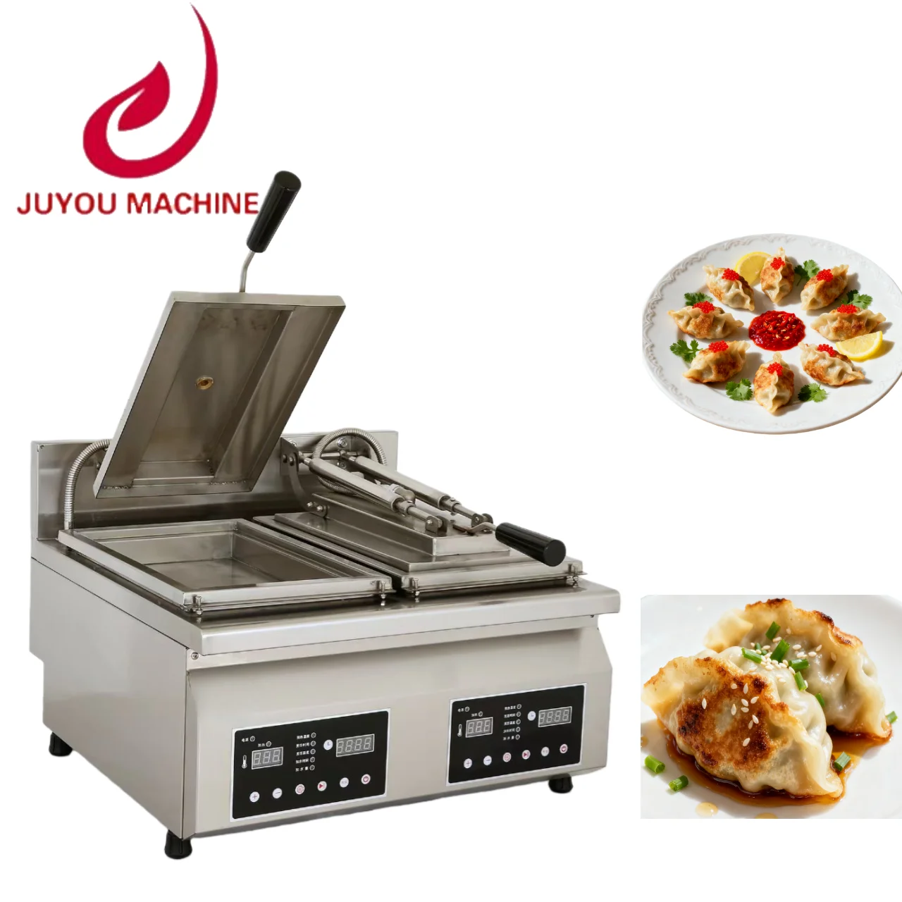 Hot Sell Commercial Stainless Steel Automatic Restaurant Japan Dumpling Siopao  Gyoza Fried Making Machine