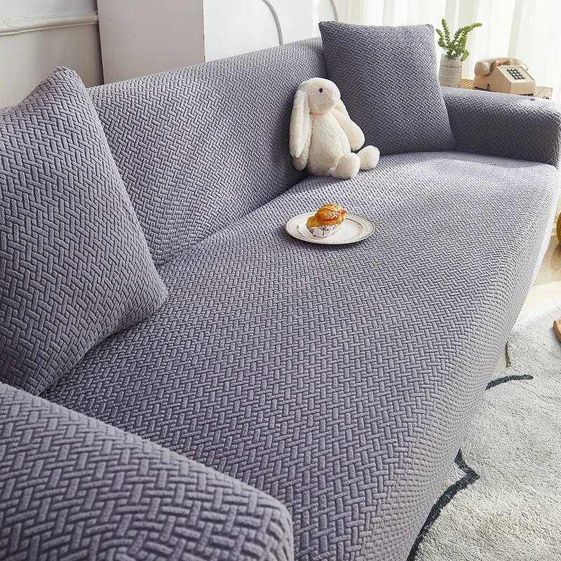 1/2/3seater New Proof Sofa Cover Slipcover Couch Protector One-piece Full Coverage Furniture Cover for Living Room Pet Friendly