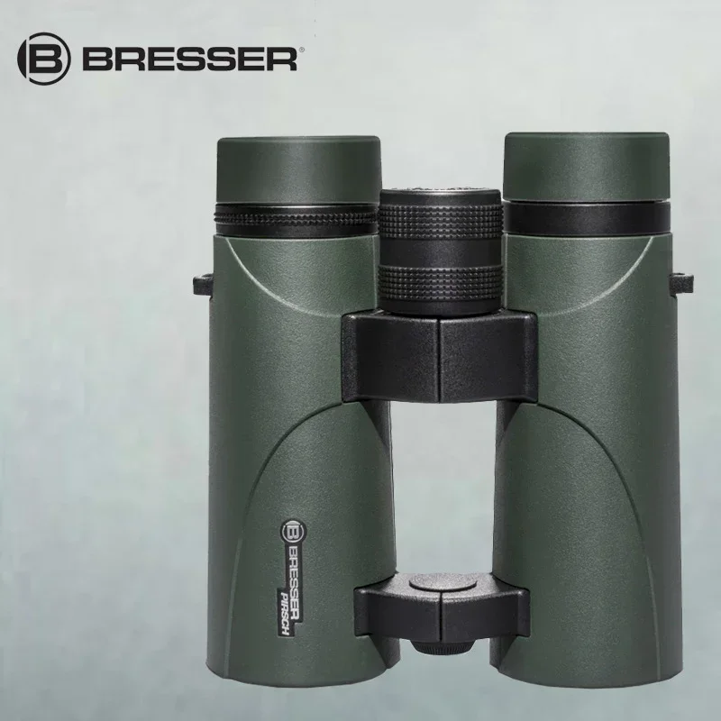 Bresser Binoculars Pirsch 8/10x42 with High Quality Phase Coating and Inert Gas Filling Waterproof Portable Outdoor Binoculars