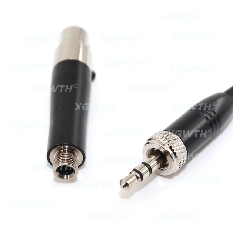 DIY Microphone Cable Adapter Standard 3.5mm Lock Sennheiser to Shure TA4F Mini Female AKG Samson TA3F 3Pin Connector Converters