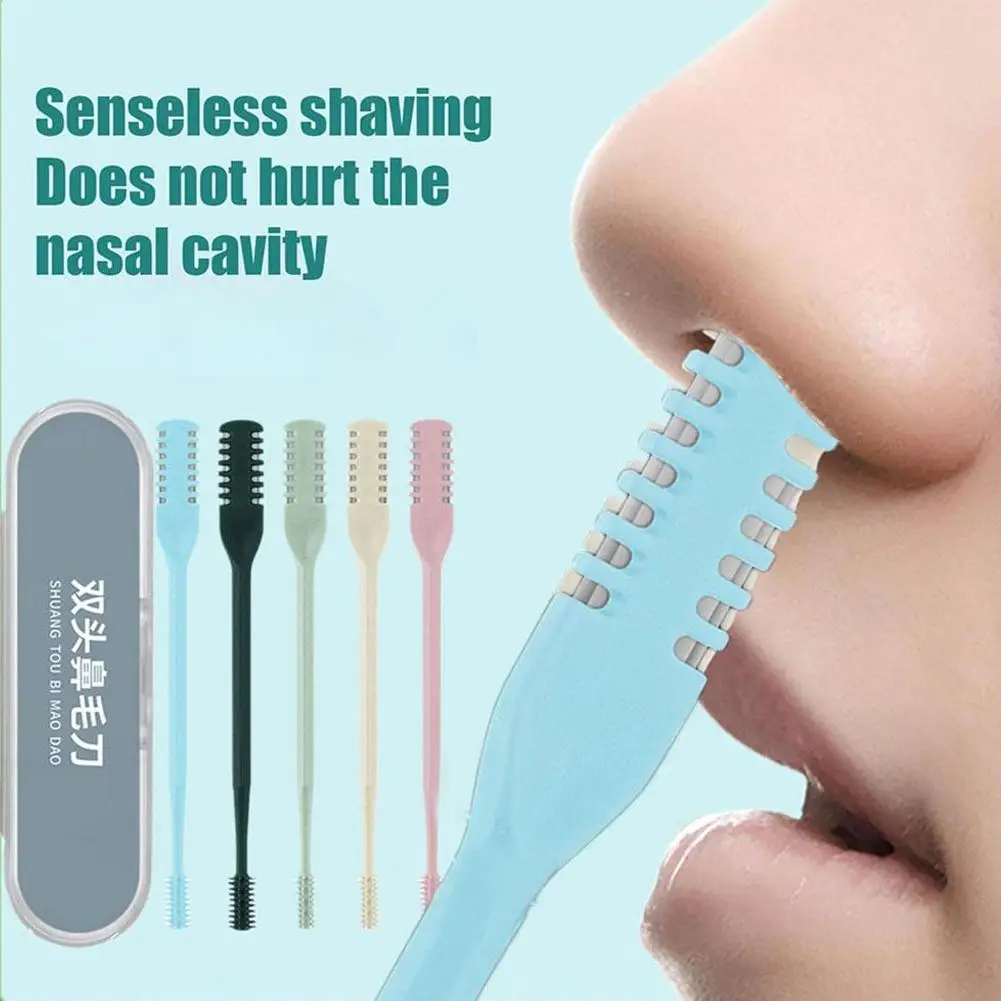 Nose Hair Trimmer Comfortable 360 Rotating Nasal Clippers Nose Hair Remover Compact Size Handheld Tool