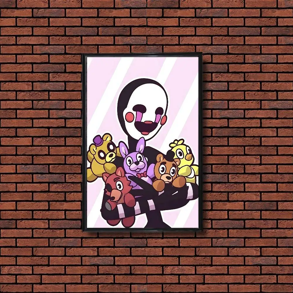 Springtrap Five Nights at Freddys Poster HD Art Sticky Wall Waterproof Home Living Room Bedroom Bar Aesthetic Decoration