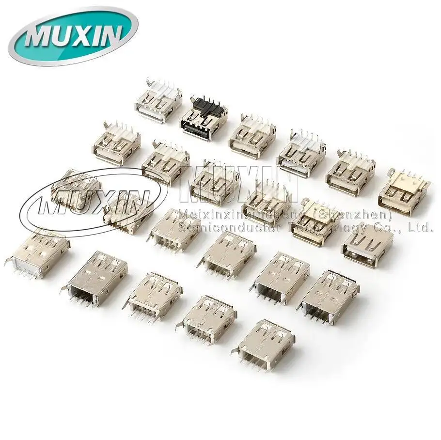 قابس USB 2.0 رأس أنثى المقبس ، جميع النحاس عالية ، مقاومة مزاجه ، 180 أ ، 90 درجة ، أبيض ، أسود ، بيج ، أصفر