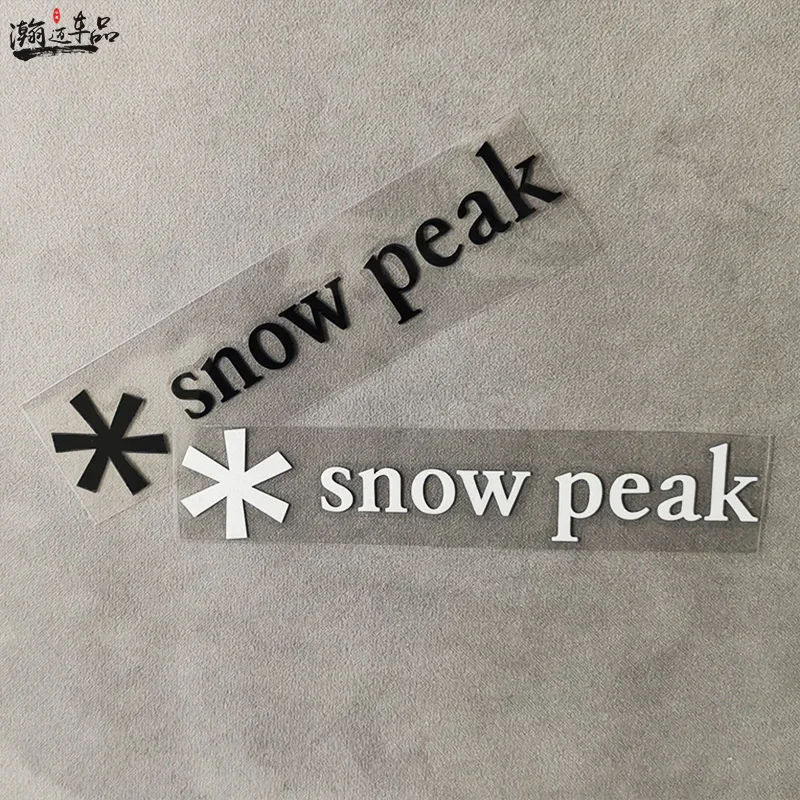 ملصقات سيارة يابانية للتخييم في الهواء الطلق، ملصقات سيارات سنوبيك، صندوق جمع المخيم البري، ملصقات زخرفية