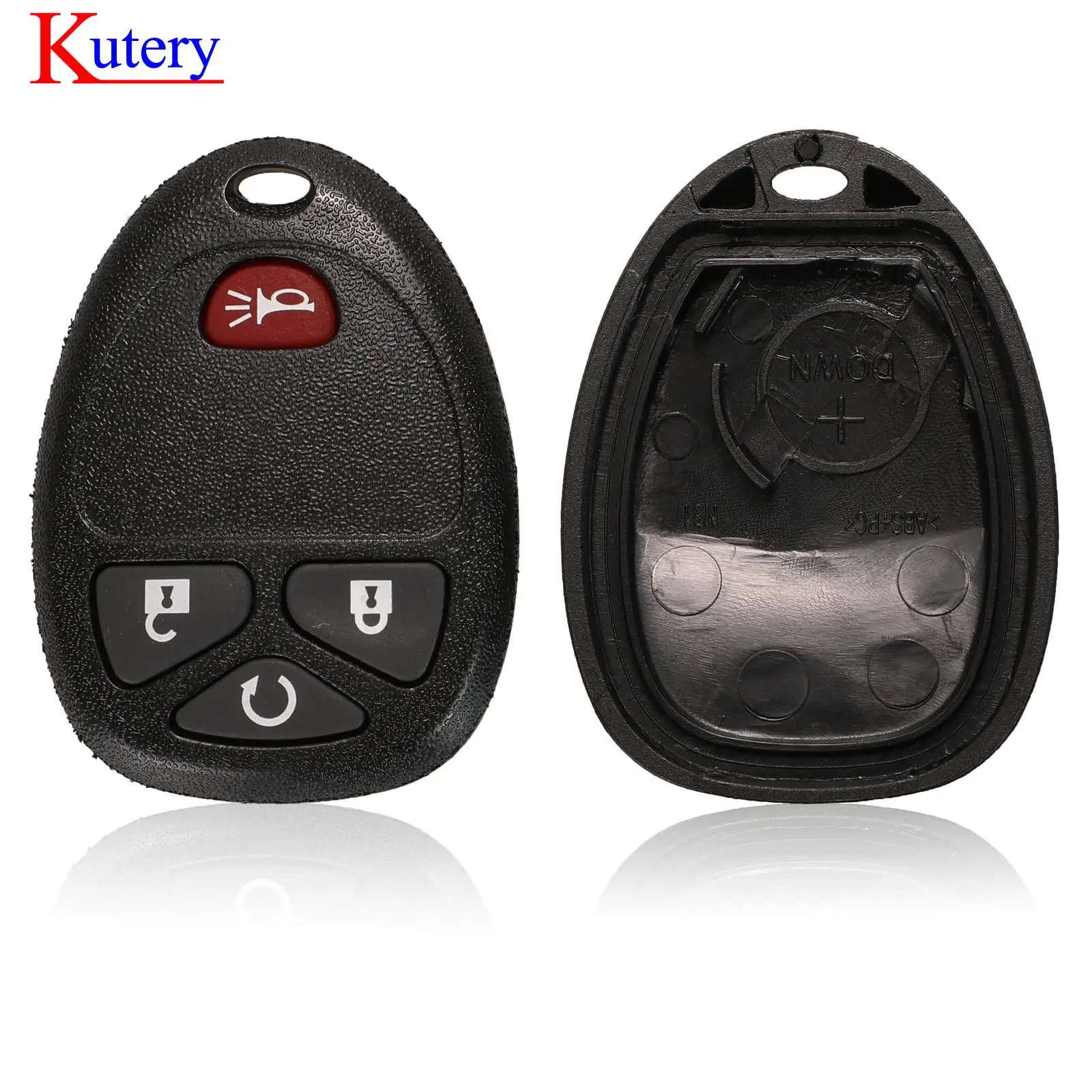 jingyuqin Remote Car Key Shell Case For Buick Chevrolet Suburban Tahoe TrailBlazer GMC Sierra Yukon Hummer H2 H3 Isuzu Fob