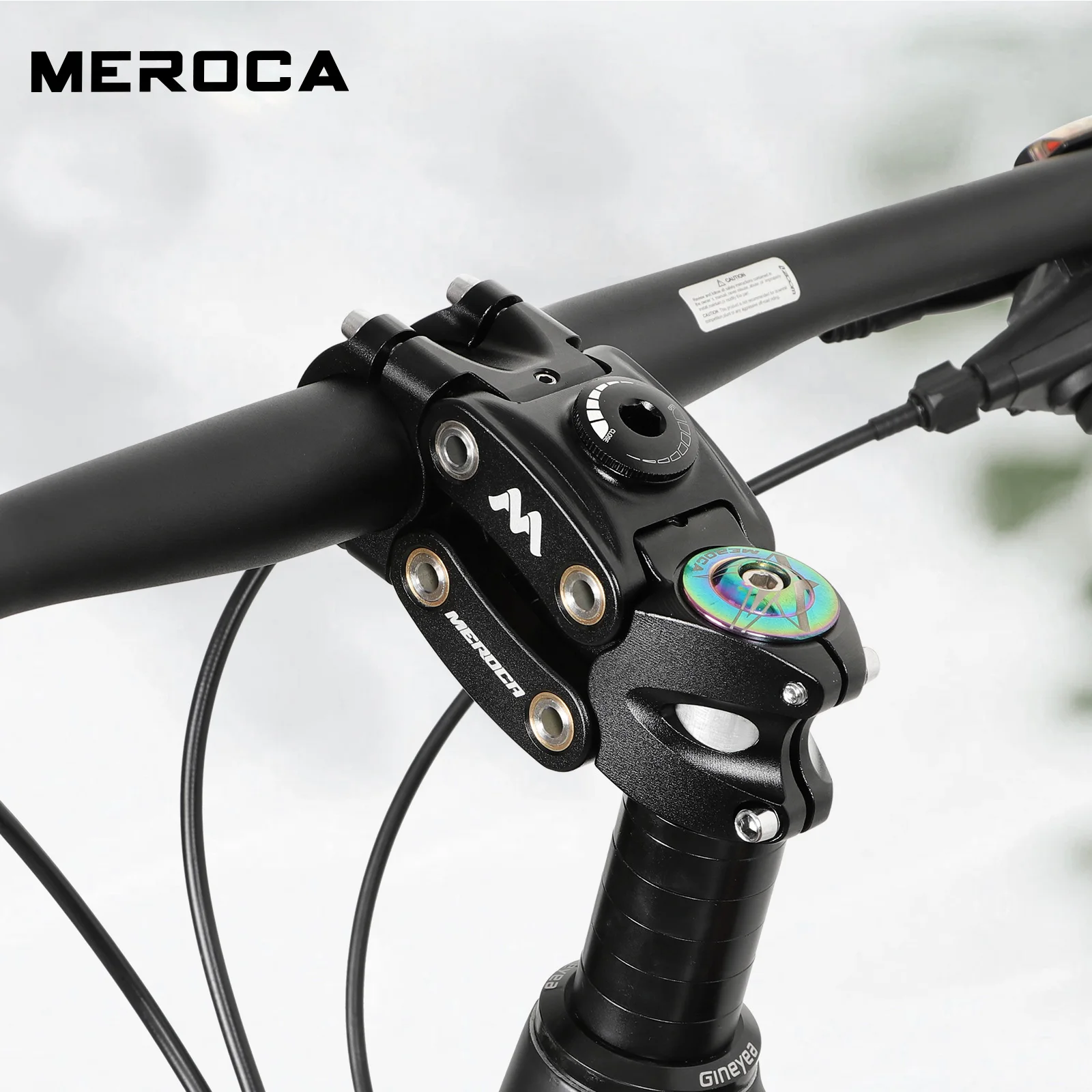 MEROCA Bicycle Stem MTB FR XC Aluminum Alloy High Strength With Damping For 31.8mm Bike Handlebar 28.6mm Steering Cycling Part