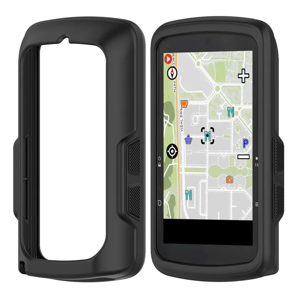 Silicone Case For Bryton Rider S810 Anti-Drop Protection In Black Protective Soft Shell Case Sleeve Accessories