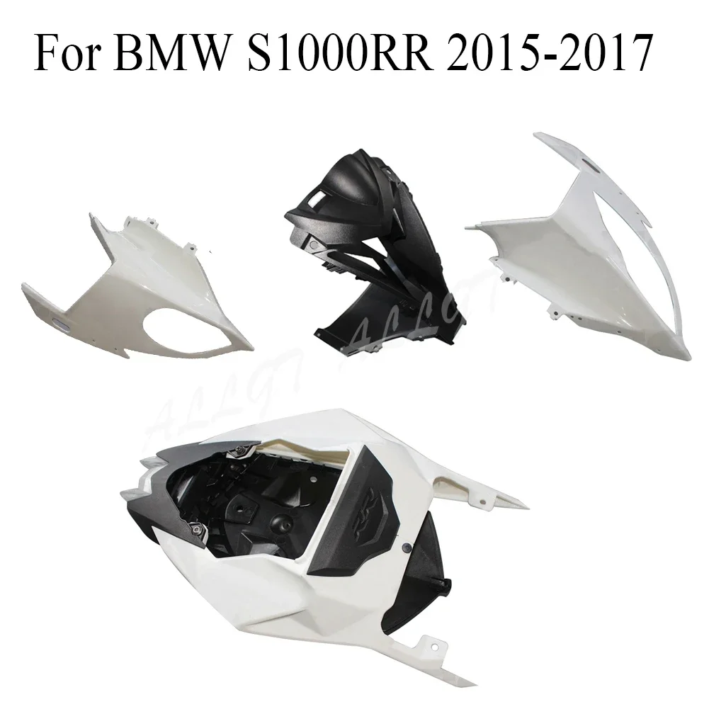 Unpainted Bodywork Front Cowl Tail Fairing Cover ABS Plastic For BMW S1000RR 2015 2016 2017