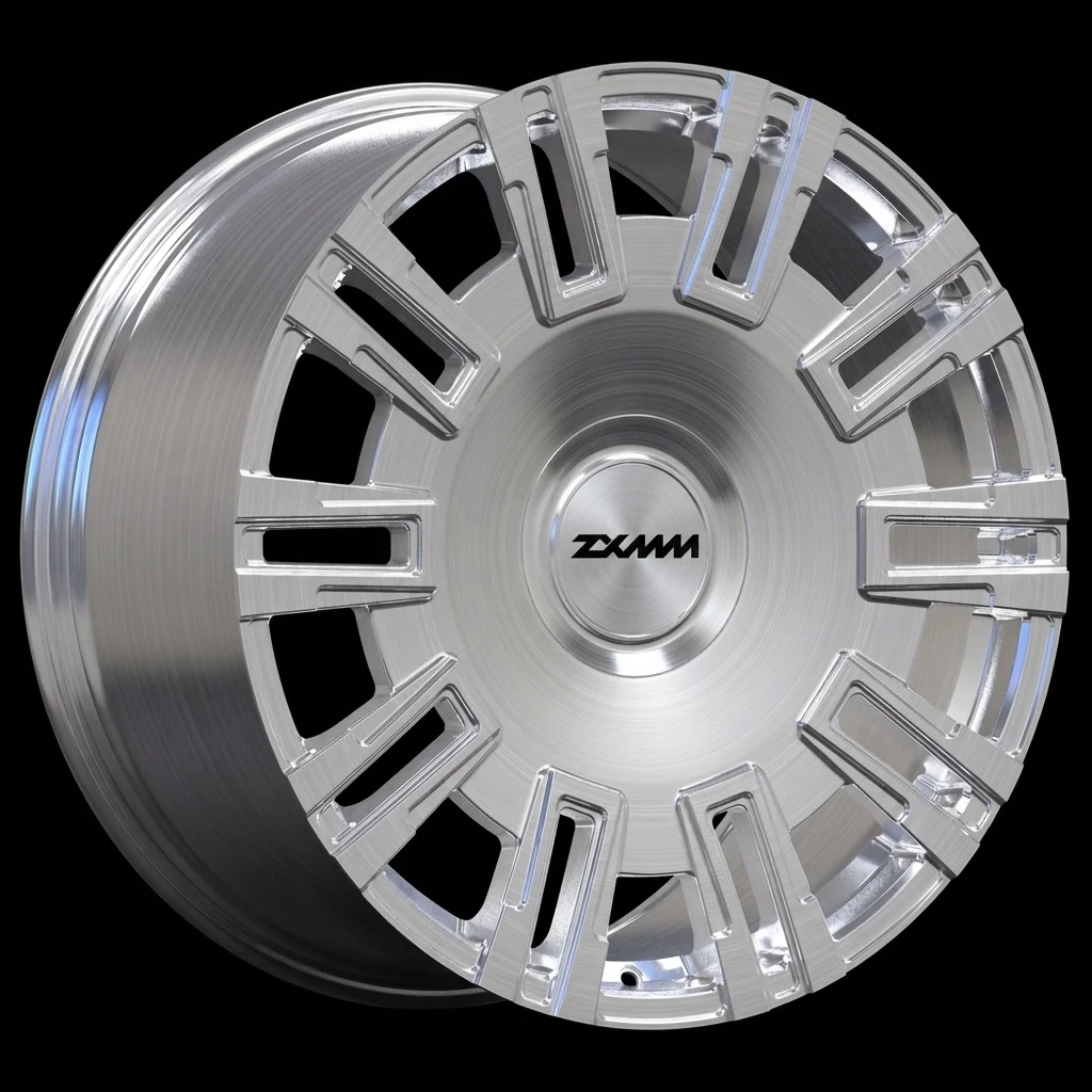 

High end customized wheel hub & auto parts, 18-22 inch deep concave chrome lip forged wheel, multi PCD polished finish luxury pa