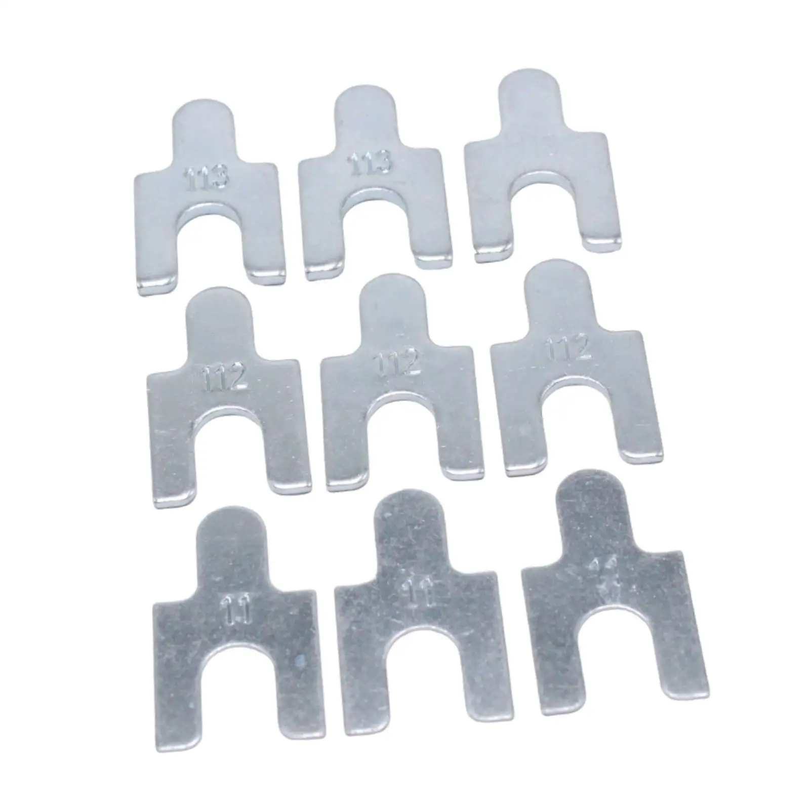 9Pcs Camber Caster Shim Kit, Replacement Adjustable Spacers for LH LX U Camber Alignment