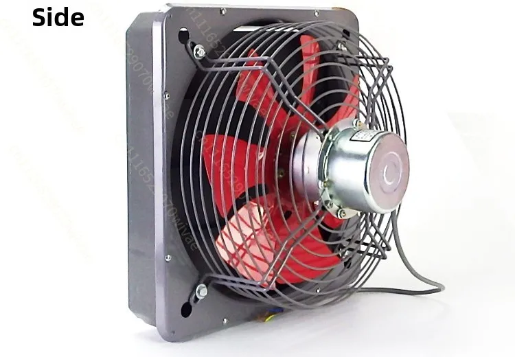 12-Inch shutters for ventilation, 16-inch strong exhaust, 14-inch household and industrial mesh cover exhaust fan for mute