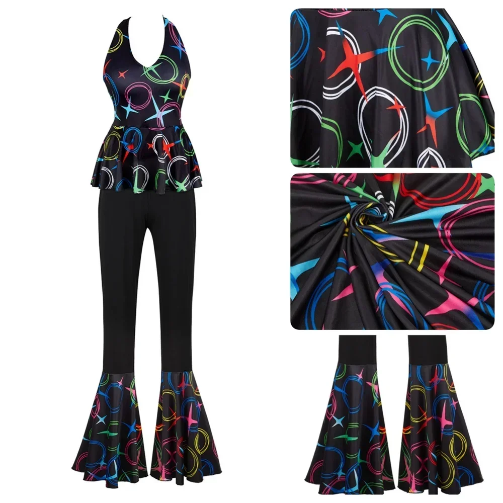 ملابس رقص حفلة هزلي للنساء ، فستان كرة هيبي ، أزياء تنكرية لعيد الهالوين ، لمعان ، هذيان #3