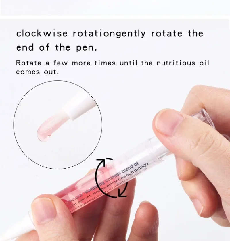 масло для кутикулы Cuticle Oil Nail Nutritional Oil Pen Liquid Anti-barb Nail Edge Nutritional Oil Female Nail Care Tool 네일