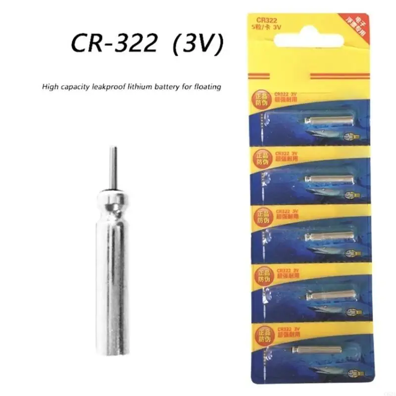 

C63A упаковка 5PCS CR322 Электронная ночная кнопка. Батарея кнопка надежного 3 В штифта