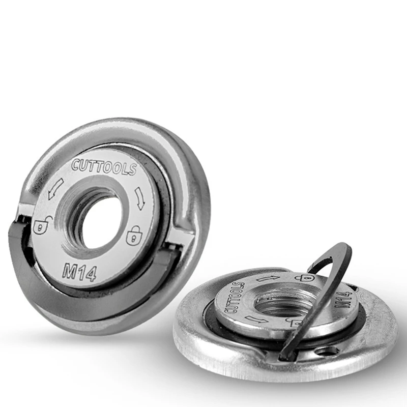 

GIGI Self-Locking Pressing Plate Grinder Quick Release Flange Nut Power Chuck Tools Universal M14 Thread Angle Grinder