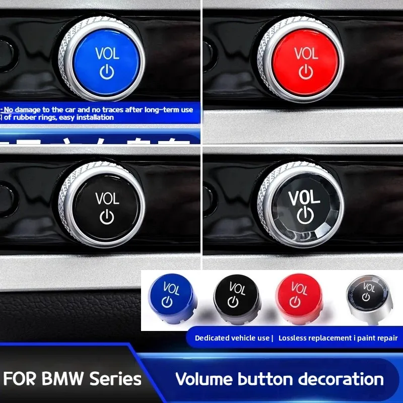 

Car Volume Control Button Cove Trim for BMW 2 3 4 8 Series G20 G05 X5 G06 X6 G07 X7 Z4 G14 G15 X3 X4 Car Interior Accessories