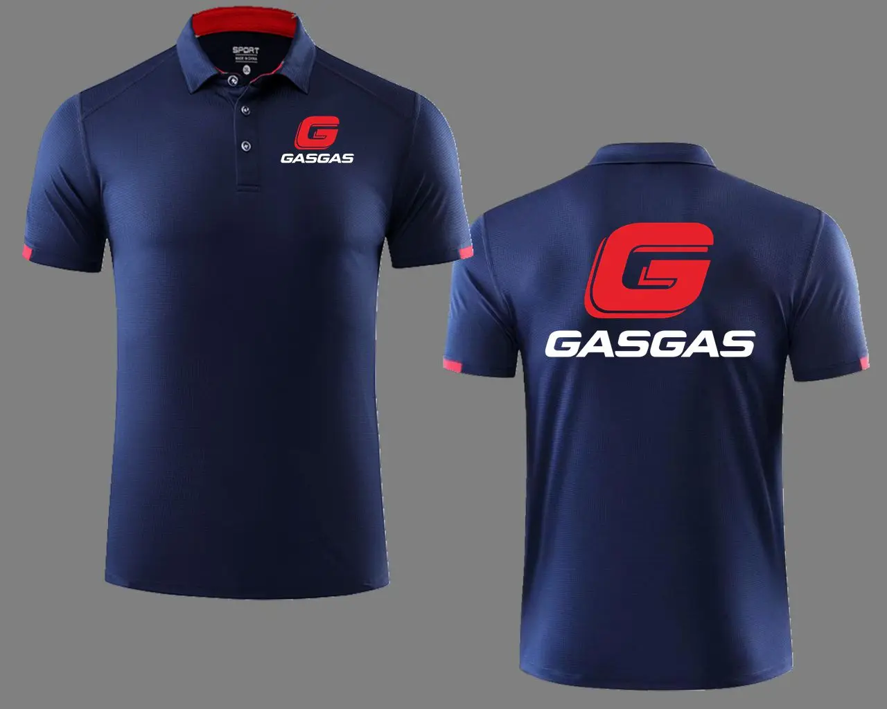 Quick Drying Polo Shirts Motorcycles GasGas Tops Short-Sleeved Polos Shirts Men T-Shirt Summer Breathable Golf Men's Polo Shirt