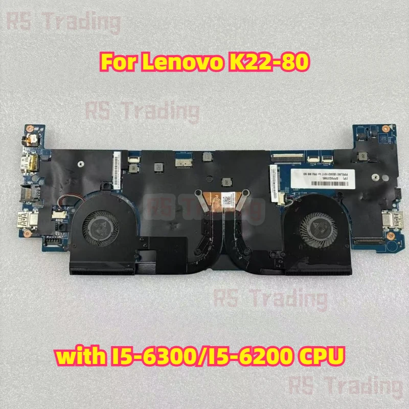 

Материнская плата для ноутбука Lenovo K22-80 с процессором I5-6300/I5-6200, тест в порядке