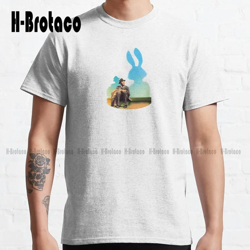 Harvey - James Stewart Movie 1950 Classic T-Shirt Custom Gift Funny Art Streetwear Cartoon Tee Xs-5Xl Unisex Digital Printing