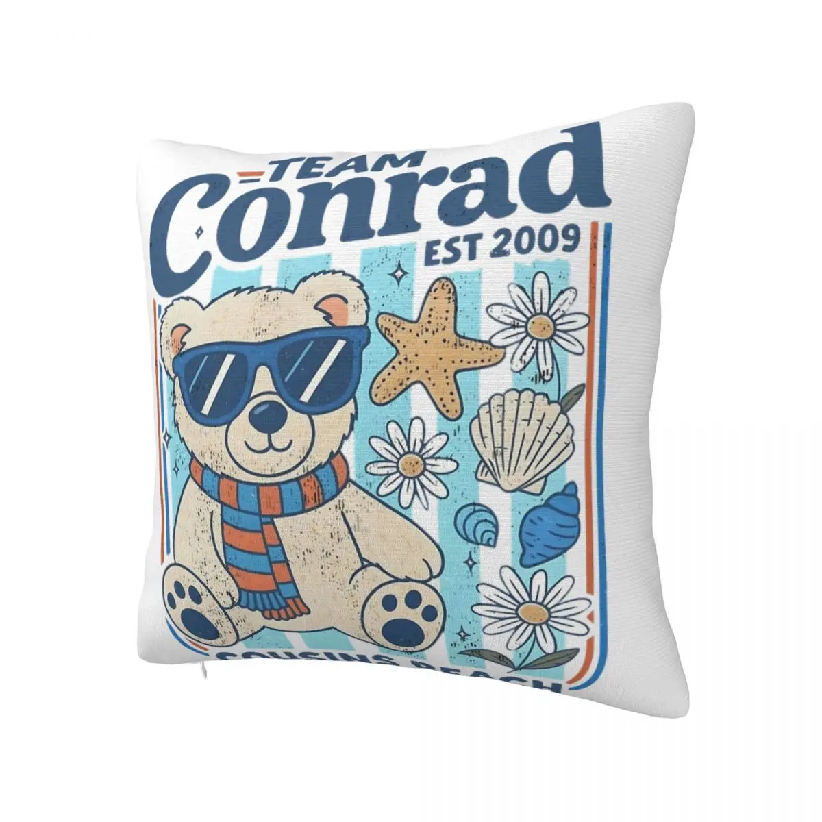 Team Conrad Cousins Beach The Summer I Turned Pretty Pillow Case Novelty Pillow Graphic Cushion Cover Pillowcases For Home Decor