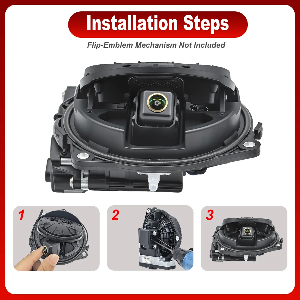 5‑Pin Special Reverse Parking Camera 170° AHD1080P CVBS Fisheye Replace For Flip Emblem Golf MK6 7 8 T-ROC Passat B6 B7 B8 POLO