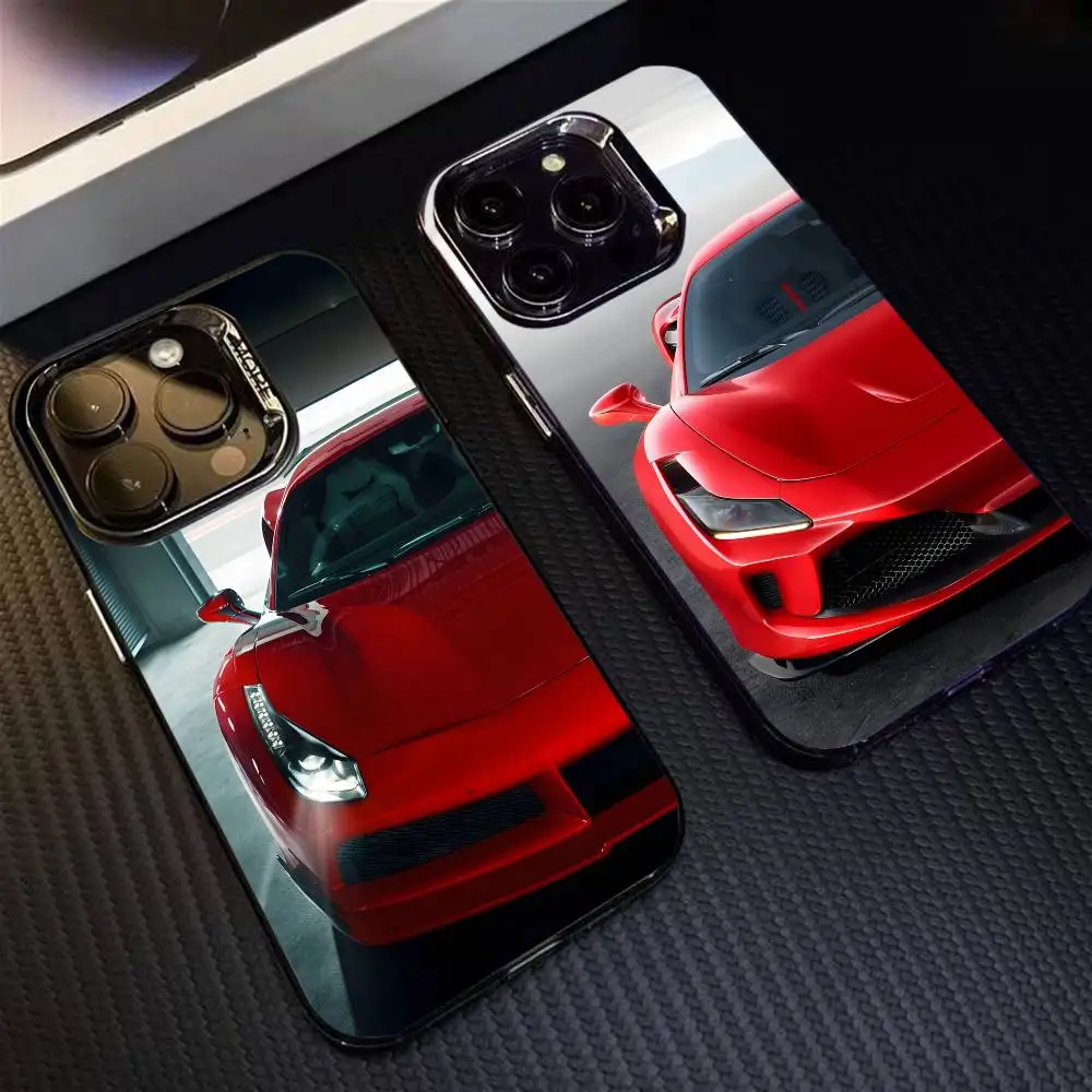 

COOL-Cars Fa 488 Phone Case For iPhone 16 17 15 14 12 13 Pro Max Black Color Shockproof Cover