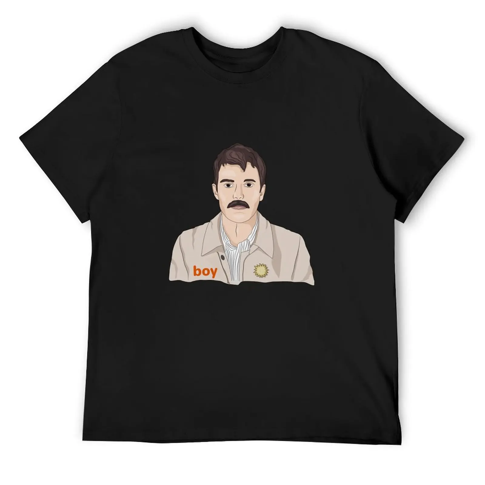

Boy Doodle Art T-Shirt vintage graphic tee custom t shirt anime clothes mens clothing