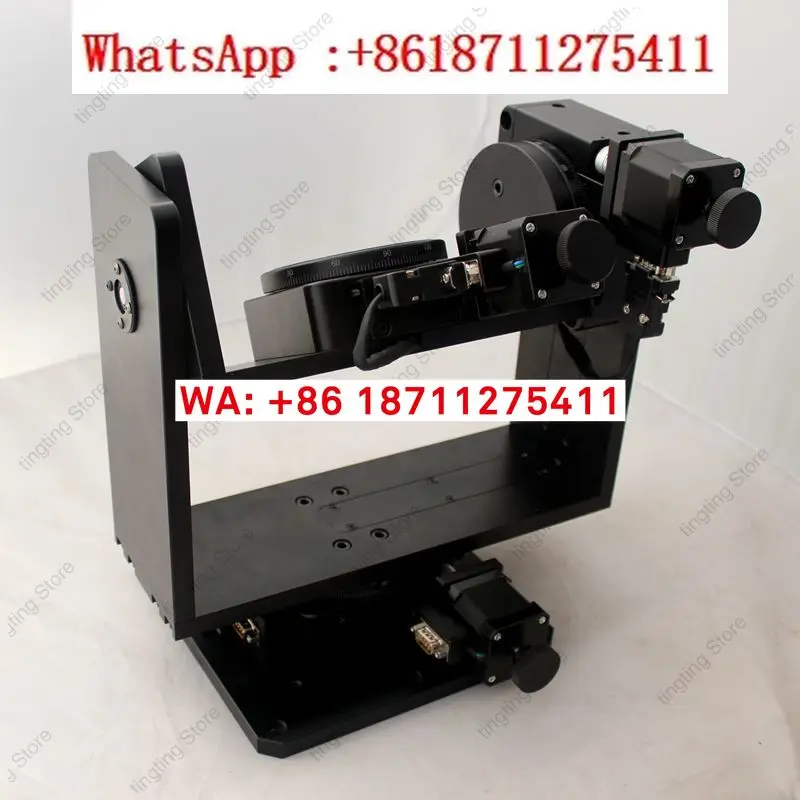 NT302WRA100M precision electric 3D rotating table, optical angle positioning table, radar testing tilt angle workbench
