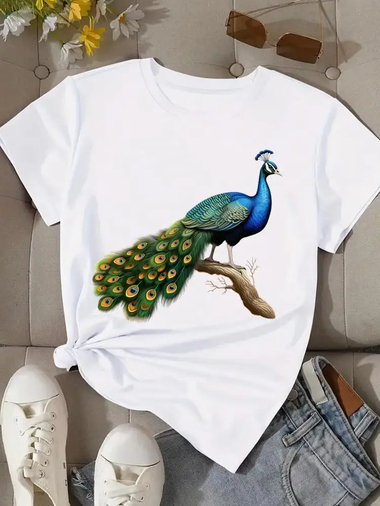 

90s Trend Cute Lovely Tees Graphic T Clothing Fashion Clothes Print Popular Casual Women O-neck Short Sleeve T-shirts