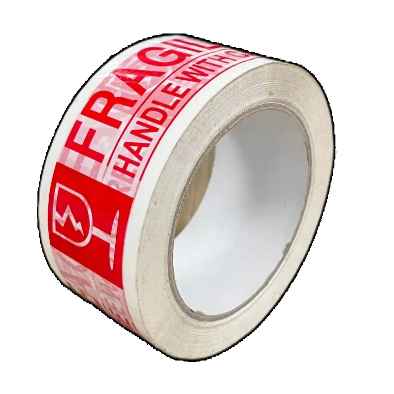 【Sale By Bulk】Fragile Sticky Packaging Tape, Heavy Breakable Void Tape With Logo, 48mm X 100 Yards, Ideal For Shipping