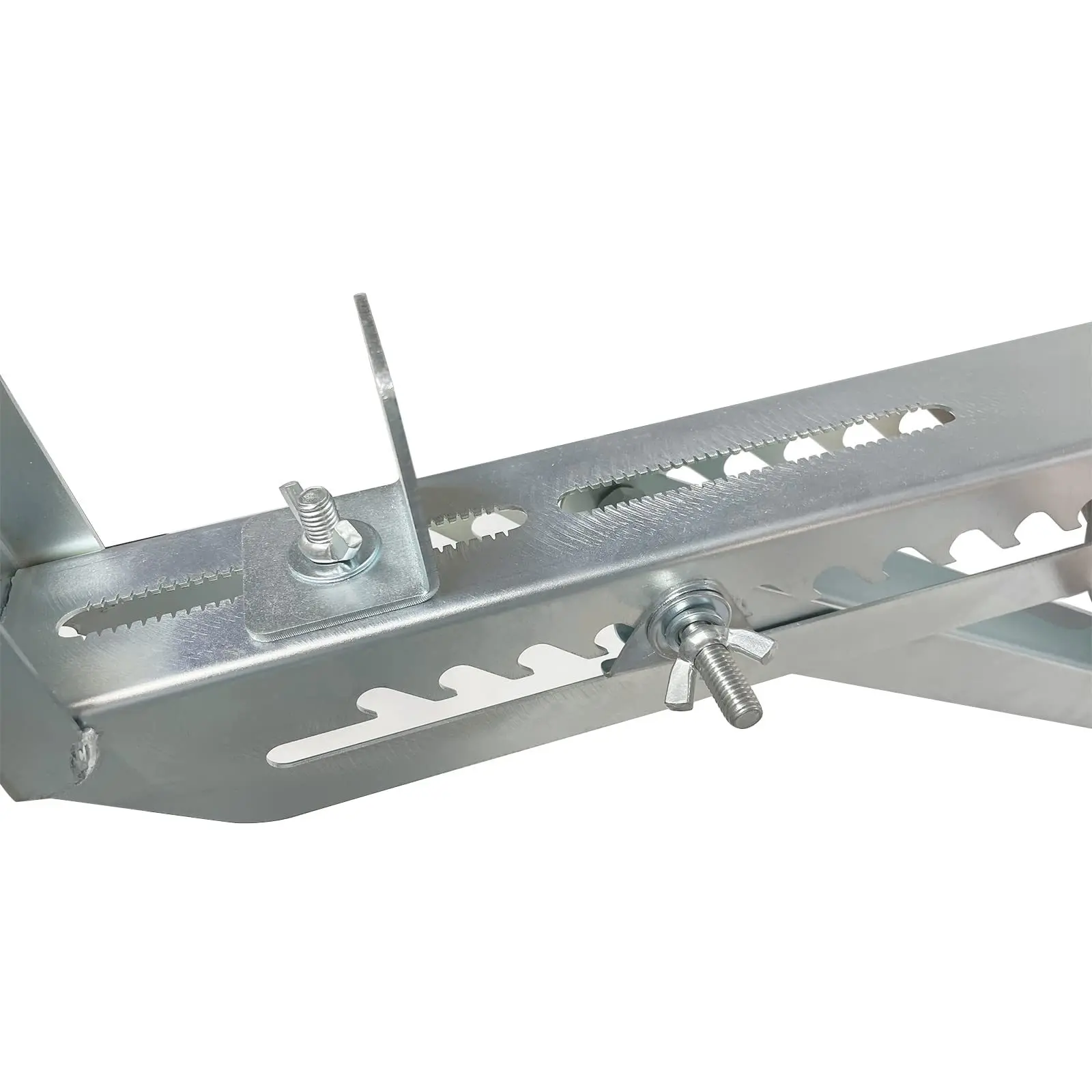 Carga de alta resistência Rolamento Escada, Tripé, Bracket Jacks, adequado para plataformas de até 20 "de largura, 2pcs