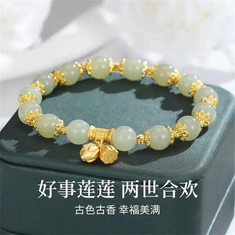 New Arrival Elegant Stylish New Chinese Style Delicate Bracelet Skin-Tone Enhancing Beaded Bracelet Gift for Women Bestie