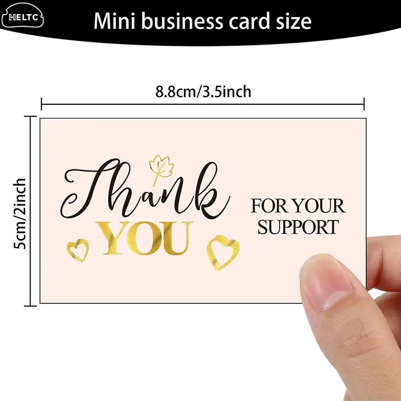 30-500pcs Thank You For Your Order Business Cards Shopping Purchase Thanks Greeting Cards Appreciation Card For Small Business