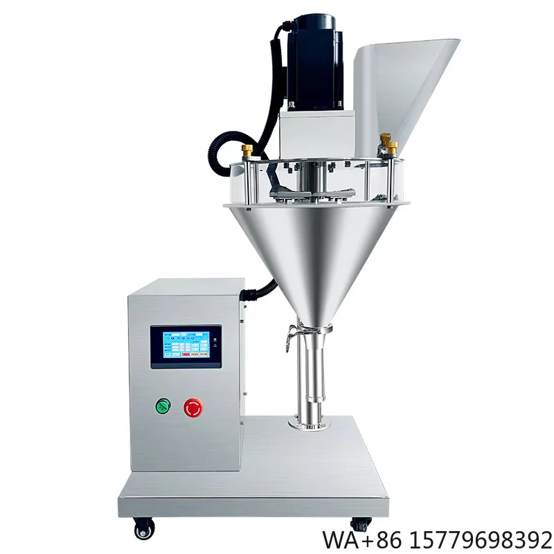 Bench Top Auger Powder Filling  for Spice Coffee Milk Digital Control Precise Dosing